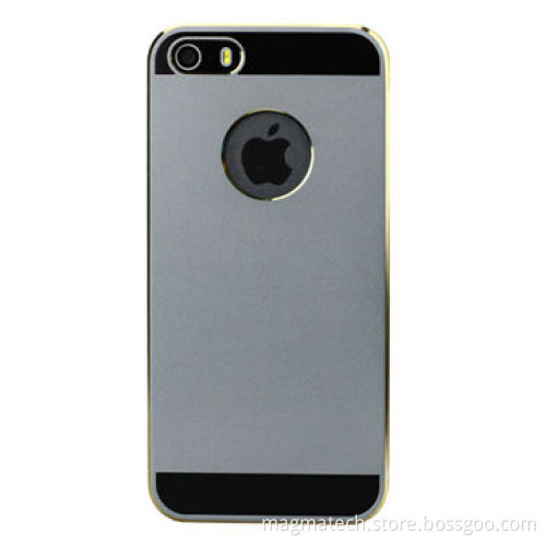Aluminum + PP Case for iPhone 5/5S, Various Colors Available, New Essence Space Gray with Gold Edge
